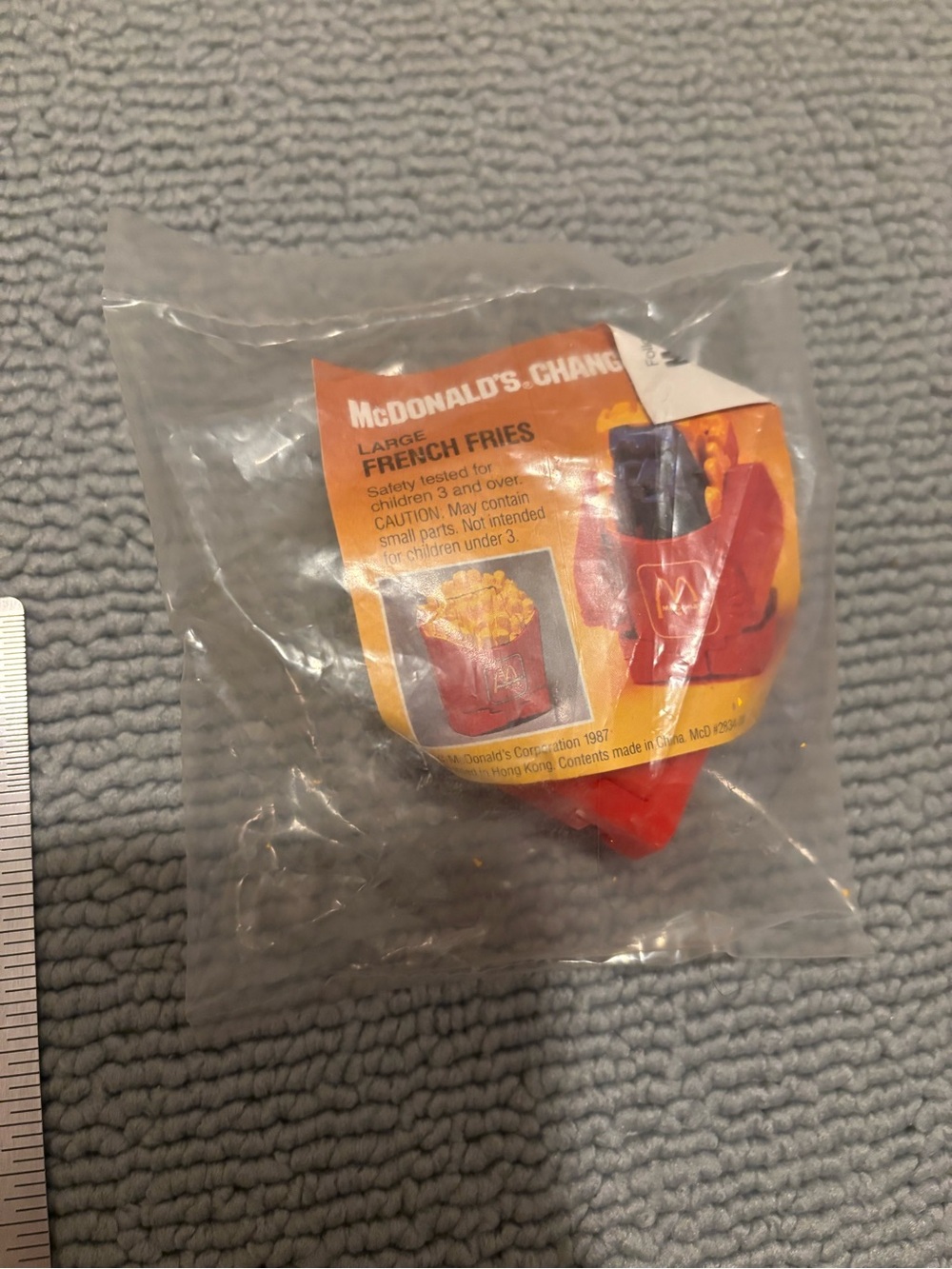 McDonald's vintage changeable fries- Red & Yellow